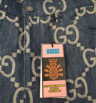 Vaqueros cortos Gucci GG Monogram