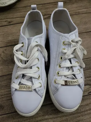 Zapatillas Guess Mujer Talla 36 Blancas
