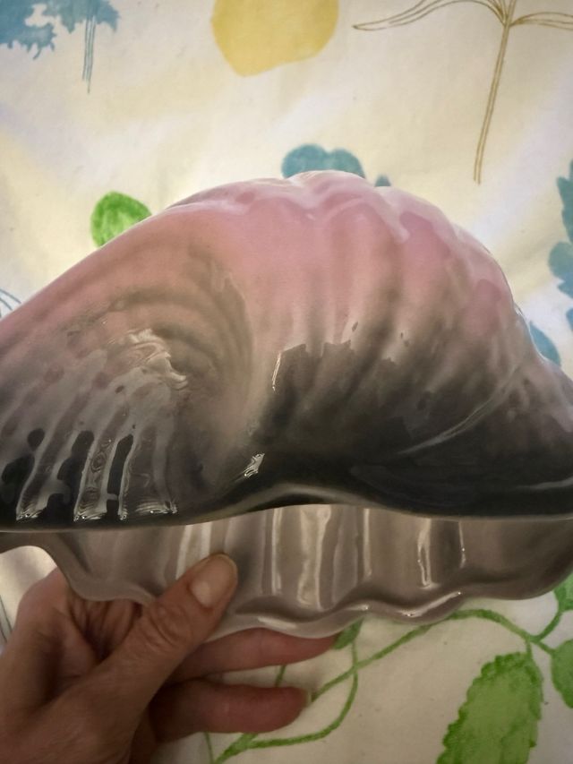 Ciotola ceramica a forma di conchiglia