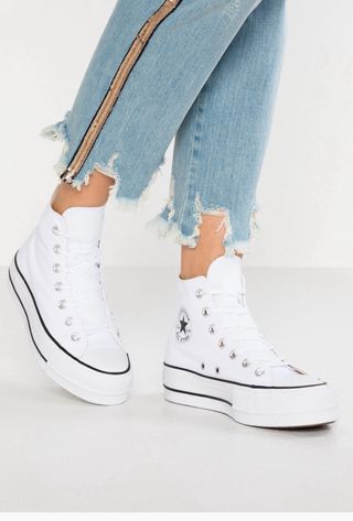 Converse Plataforma Blancas