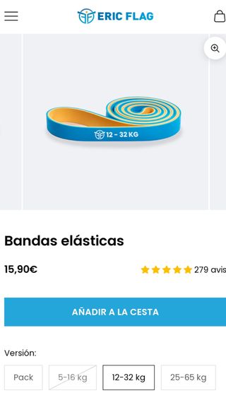 Banda elástica 12-32kg