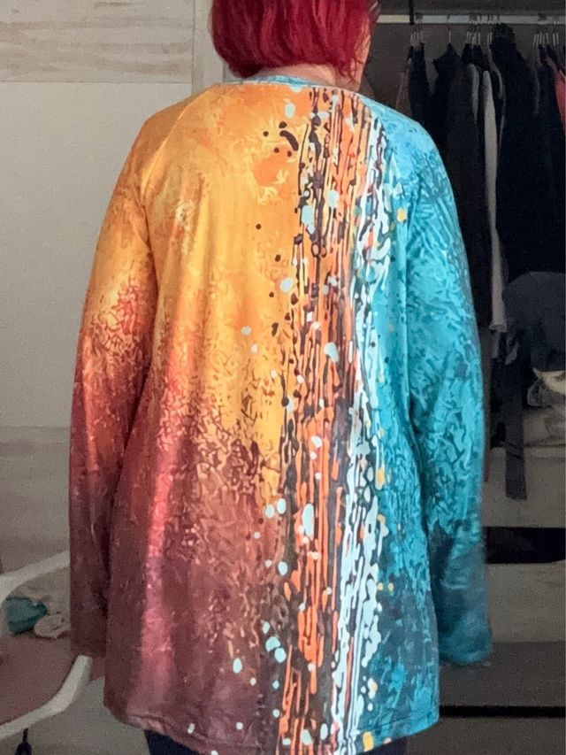 Vestido estampado XL