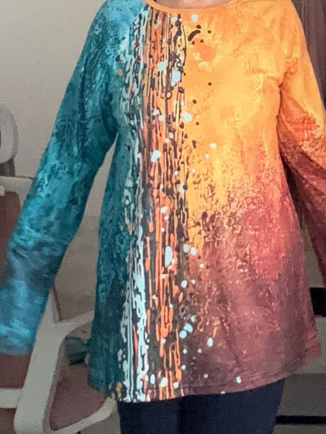 Vestido estampado XL