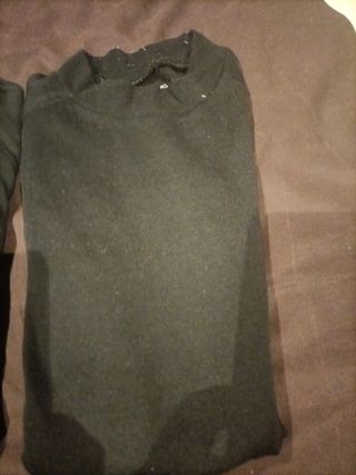Camiseta térmica niña negra