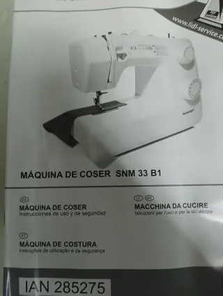 Máquina de coser eléctrica SilverCrest