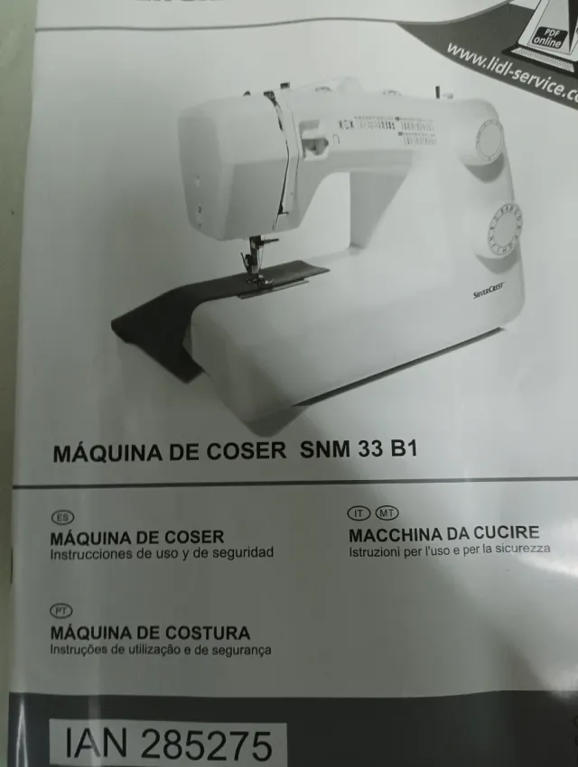 Máquina de coser eléctrica SilverCrest