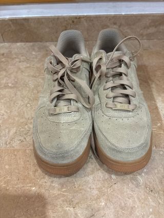 Zapatillas Nike Air Force Beige/Marrón