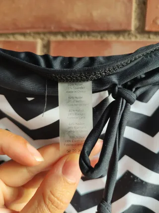 Pantalón baño estampado zigzag