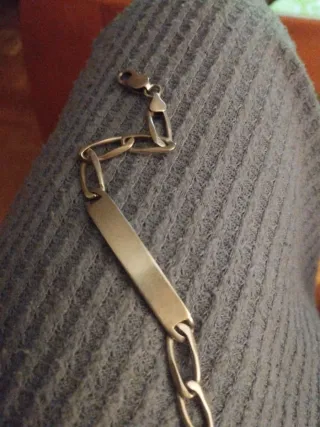 Pulsera esclava de plata