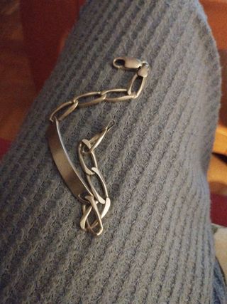 Pulsera esclava de plata