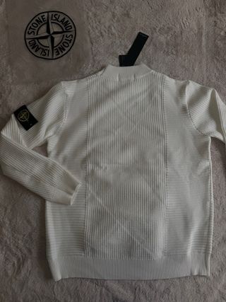 Jersey Stone Island Blanco Talla L