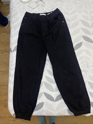 Pantalón Jogger Bershka Negro