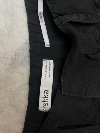 Pantalón Jogger Bershka Negro