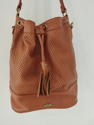 Bolso Misako Marrón Perforado