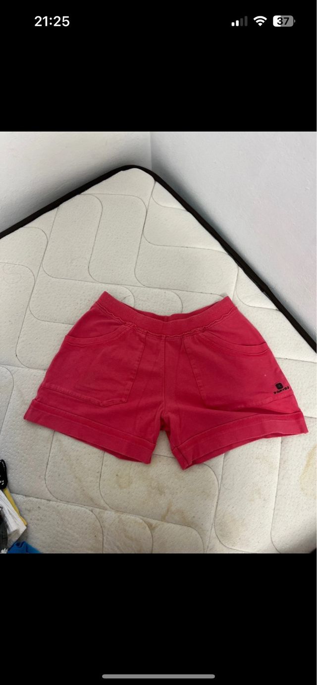 Pantalón corto deportivo Domyos rojo