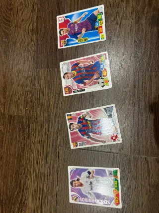 Colección cartas fútbol oficial