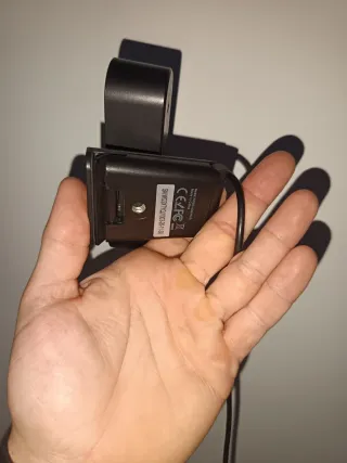 Cámara y Capturadora Negra+ soporte de cámara