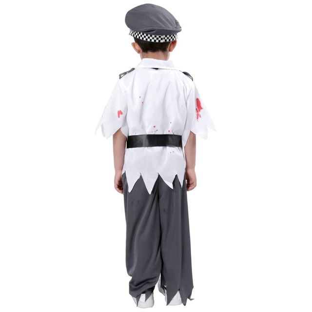 Disfraz Policía Zombie Niños 10-12 Años