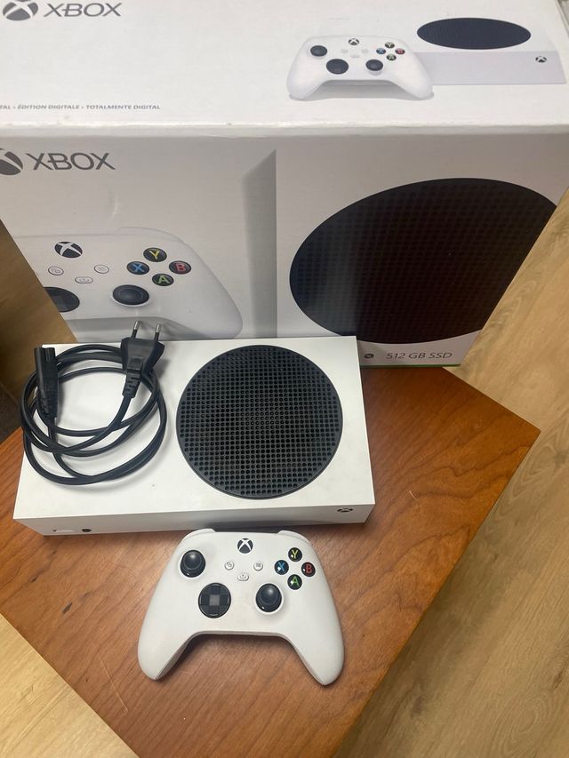 Xbox Series S White con scatola e controller