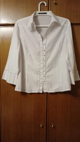 Camisa blanca mujer talla 52