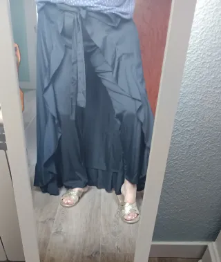Pantalón falda negro talla única