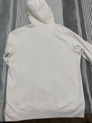 Sudadera Columbia Blanca Logo Grande