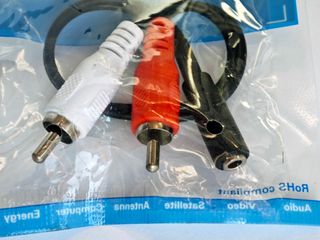 CABLE ADAPTADOR AUDIO RCA - JACK ESTEREO NUEVO