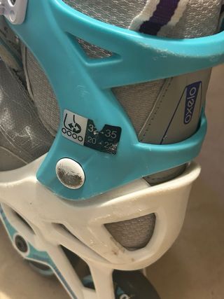Patines Oxelo Talla 32-35 + Protecciones
