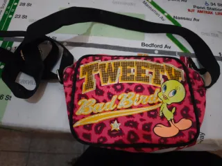 Bolso Piolín Negro y Rosa
Poco usado 