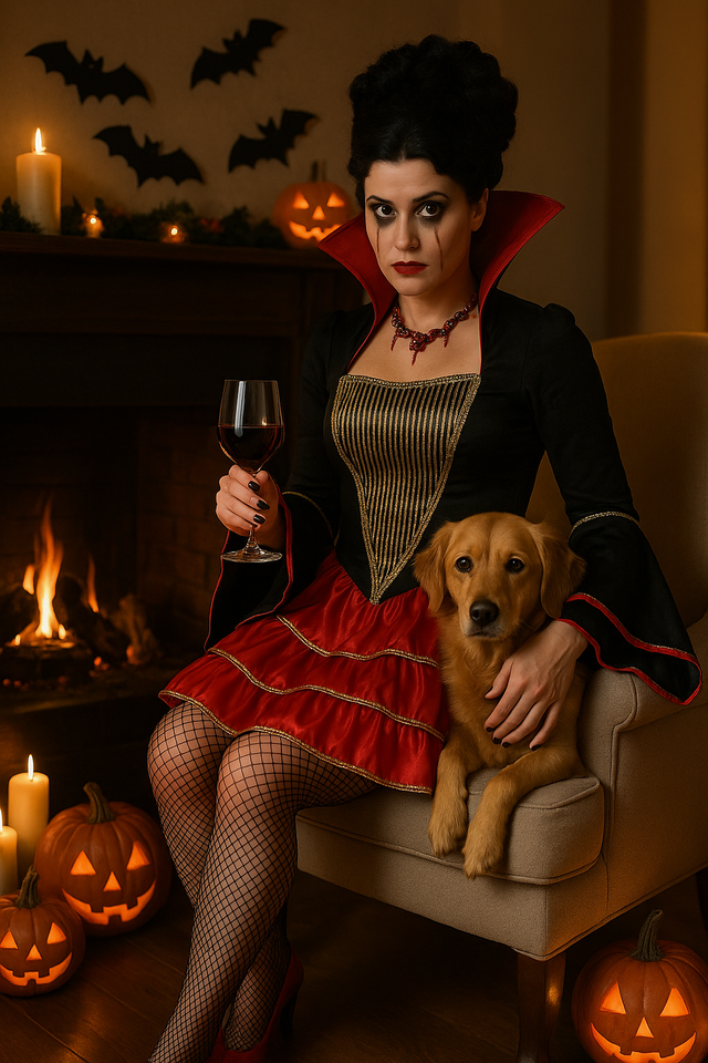 Disfraz Vampiresa Atosa Talla M-L Halloween