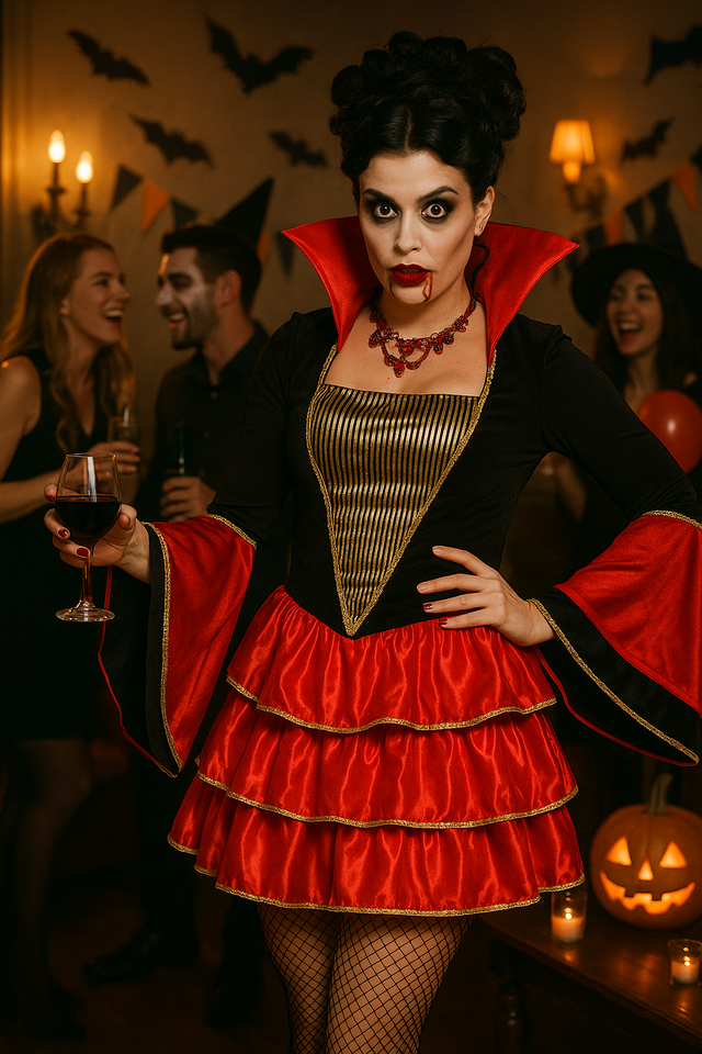Disfraz Vampiresa Atosa Talla M-L Halloween