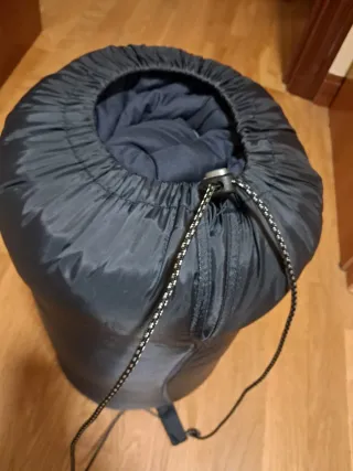 Saco de dormir negro un solo uso