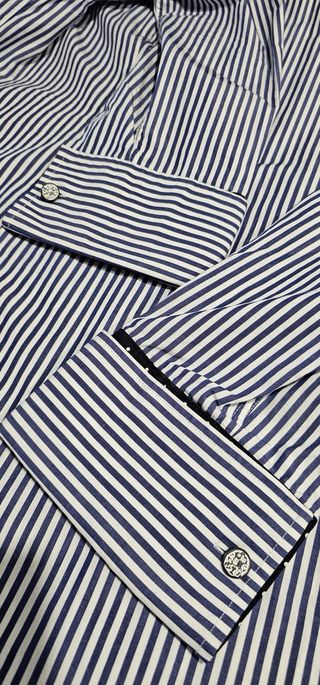 Camisa La Martina Rayas Azules y Blancas XXL