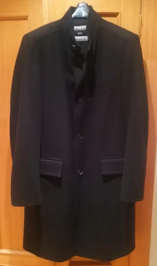 Abrigo Hugo Boss Negro 