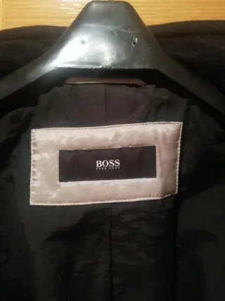 Abrigo Hugo Boss Negro 