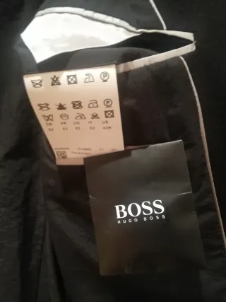 Abrigo Hugo Boss Negro 