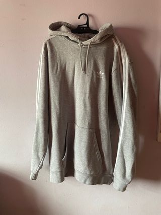 Sudadera Adidas Gris Hombre
