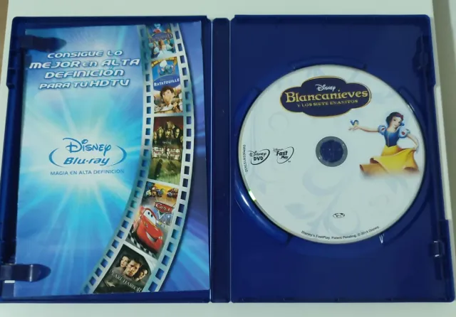 BLANCANIEVES Y LOS SIETE ENANITOS. DVD. DISNEY