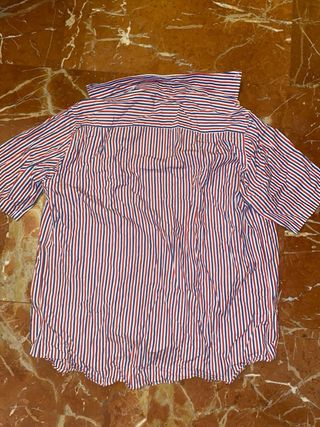 Camisa Pertegaz Rayas Azul y Rojo