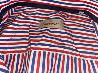 Camisa Pertegaz Rayas Azul y Rojo