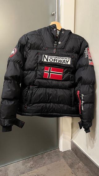 Chaqueta Geographical Norway Negra (12 Años)