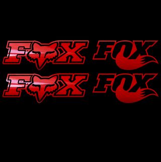 Pegatinas FOX en vinilo para motos y más