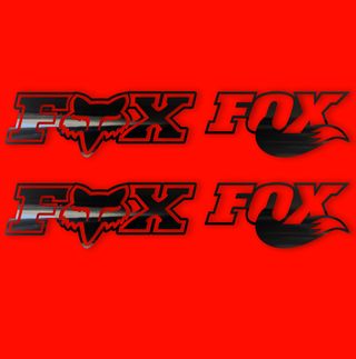 Pegatinas FOX en vinilo para motos y más