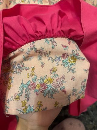Vestido de huertana floral con volantes