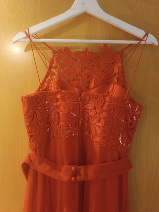 Vestido largo rojo