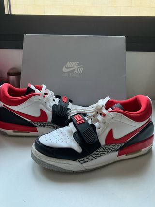 Nike Air Force 1 Rojo Blanco