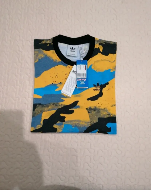 T-shirt Adidas uomo camouflage