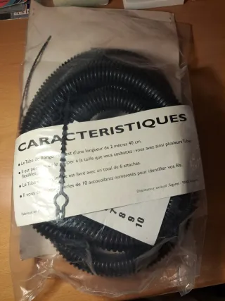 Organizador de cables Siguret 2m