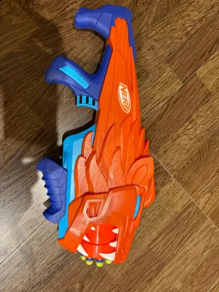 Pistola Nerf con balas