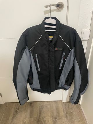 Chaqueta Moto 3 Wheels Negra/Gris Talla L